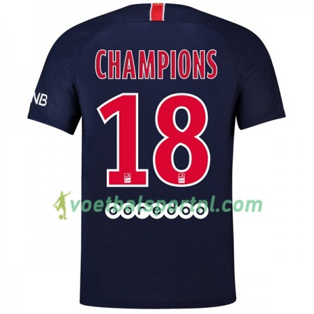 Paris Saint-Germain Champions 18 Thuis Shirt 2018-19